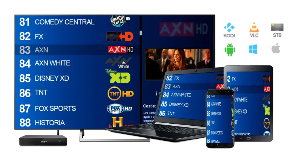 iptv svedska channels device